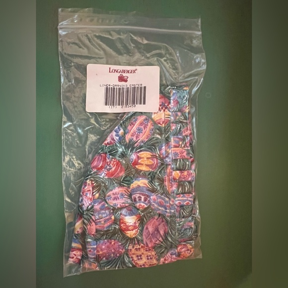 Longaberger Jelly Beans Easter Fabric -LINER ONLY- for Darning Basket 🐣 - Picture 2 of 11